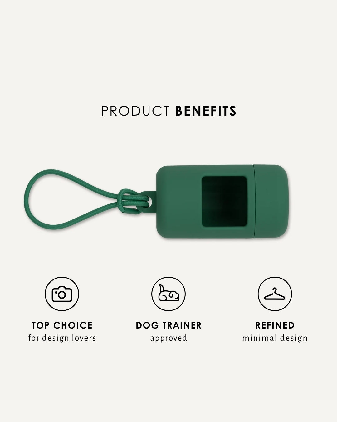 No Pull Bundle poop bag holder