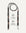 Green plaid dog leash, Le Noof