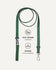 Green waterproof dog leash, Le Noof