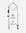 Grey jacquard dog leash, Le Noof