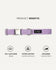 Lavender corduroy dog collar, Le Noof