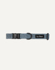 Le Noof light blue denim dog collar