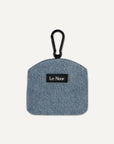 Light blue denim dog treat pouch