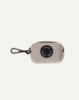 Light brown cotton dog poop bag holder Le Noof