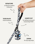 Modern Geometric Print Dog Poop Bag Holder