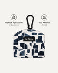 Modern Geometric Print Dog Treat Pouch