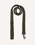 Dark green teddy dog leash Le Noof