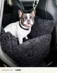French Bulldog Black Teddy Car Bed