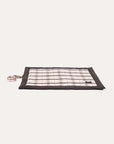White flannel dog outdoor mat by Le Noof