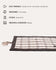 White plaid outdoor dog mat, Le Noof